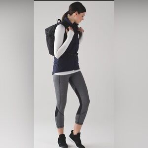 Lululemon Pace Rival Crop *22"- Heathered Black| Lululemon Leggings| LULULEMON